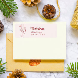 Doux rouge mignon Noël coutume biscornue