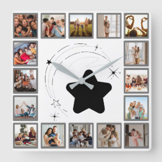 Douze21 Personnaliser 16 horloge photo