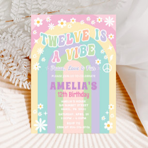 Douze est une invitation d'anniversaire vibe