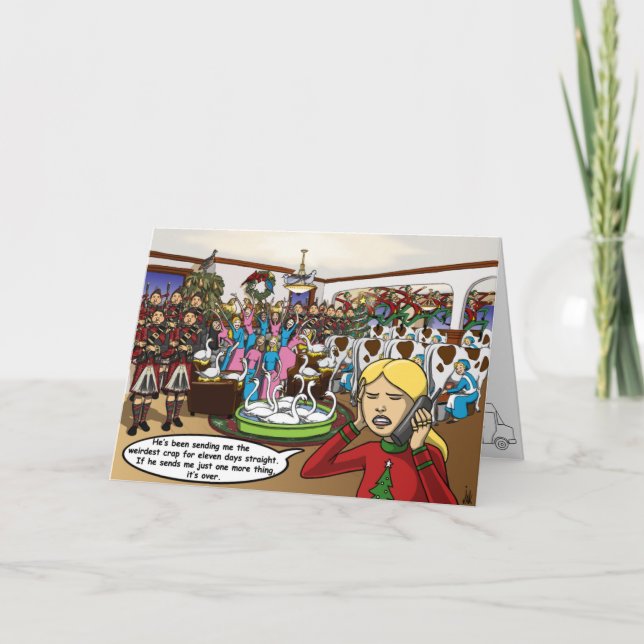 Douze jours de carte de Noël (Devant)