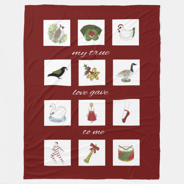 Douze Jours de Noël Ma Vraie couverture d'amour (Devant)