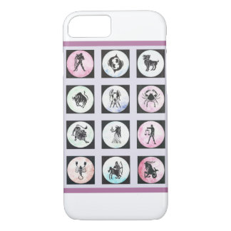 Douze signes zodiaques sur un coque iphone