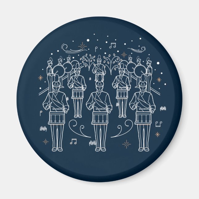 Douzième jour de Noël Magnet (Devant)