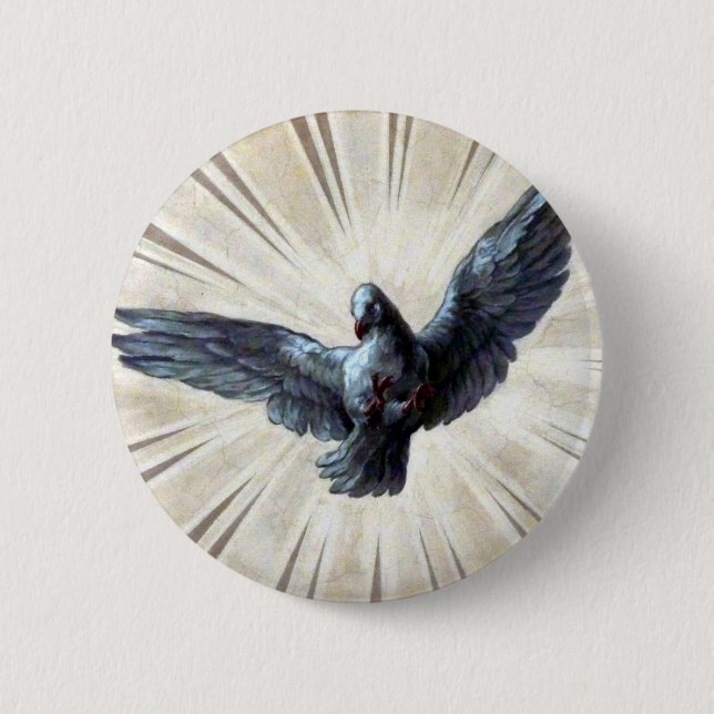 dove 2 inch round button (Front)