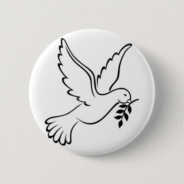 dove 2 inch round button (Front)