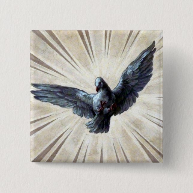 dove 2 inch square button (Front)
