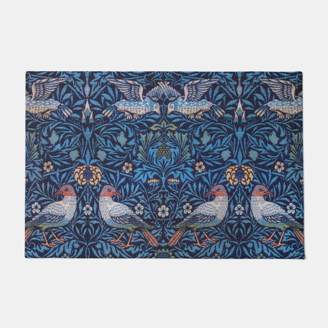 Dove and Bird, William Morris Doormat (Front)