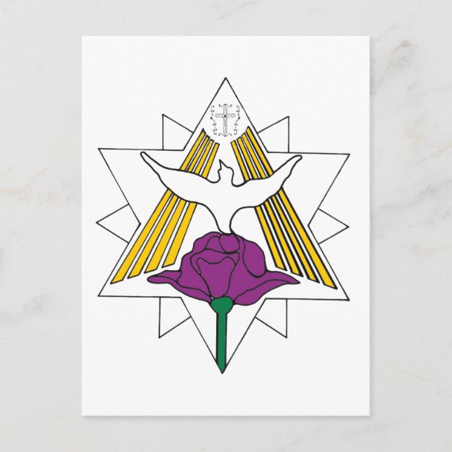 Dove and the Rose Postcard (Front)