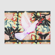 DOVE AND VINES TISSUE PAPER