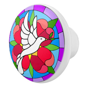 Dove Ceramic Knob