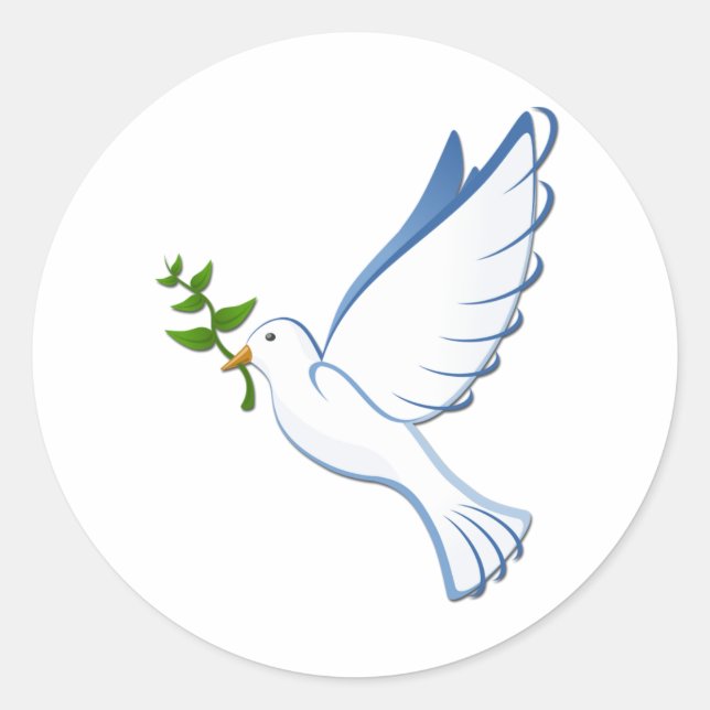 Dove Classic Round Sticker (Front)