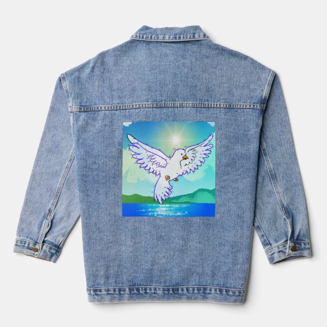 Dove Connect  Denim Jacket (Back)