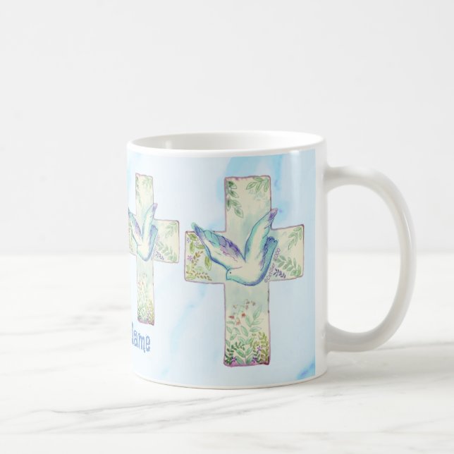 Dove Cross mug (Right)