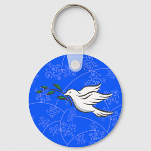 Dove designs keychain
