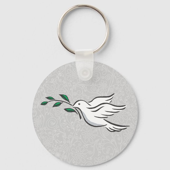 Dove designs keychain (Front)