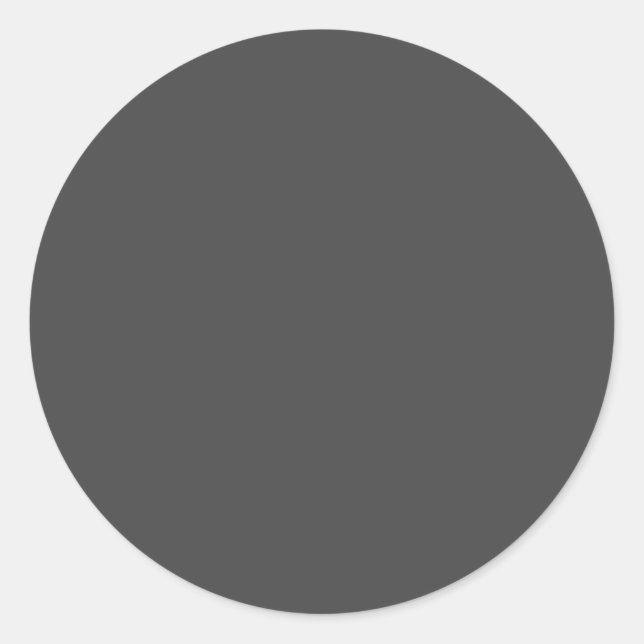 Dove Grey,Flint,Friar Grey, Classic Round Sticker (Front)
