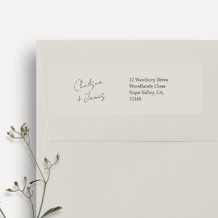 Dove Grey   Script Welcome Wedding Address
