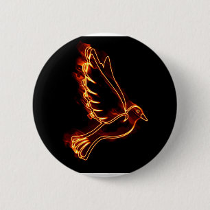 Dove Holy Spirit 2 Inch Round Button