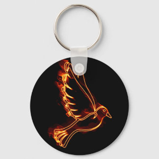 Dove Holy Spirit Keychain