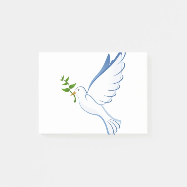 dove in flight post-it notes (Front)