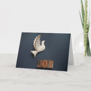 Dove joy Christmas card