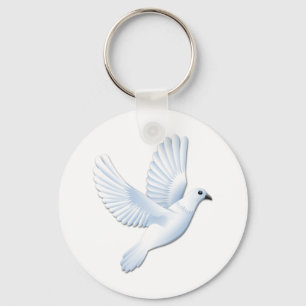 Dove Keychain