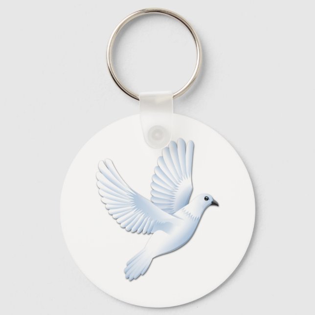 Dove Keychain (Front)
