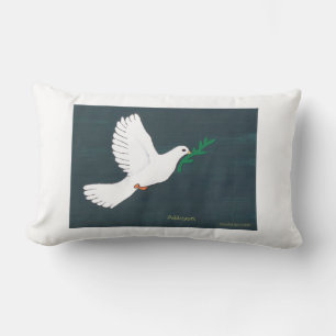 Dove - Kids Art for CHOC Lumbar Pillow
