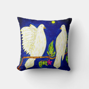 Dove Love Throw Pillow