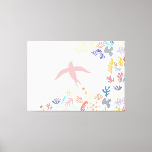 Dove Matisse Art Elements Canvas Print