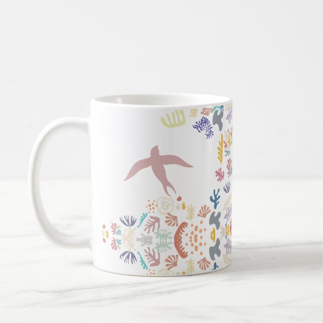 Dove Matisse Art Elements Coffee Mug (Left)