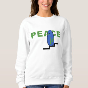 Dove of Peace Cartoon Sweatshirt