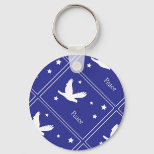 dove of peace keychain