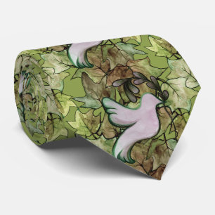Dove of Peace on Earth and Hope for Worlds Peace   Tie