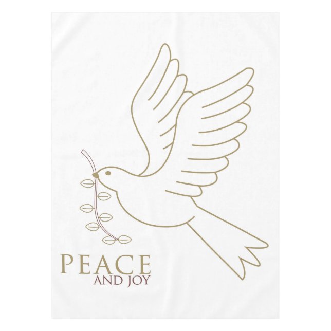 Dove of peace tablecloth (Front)