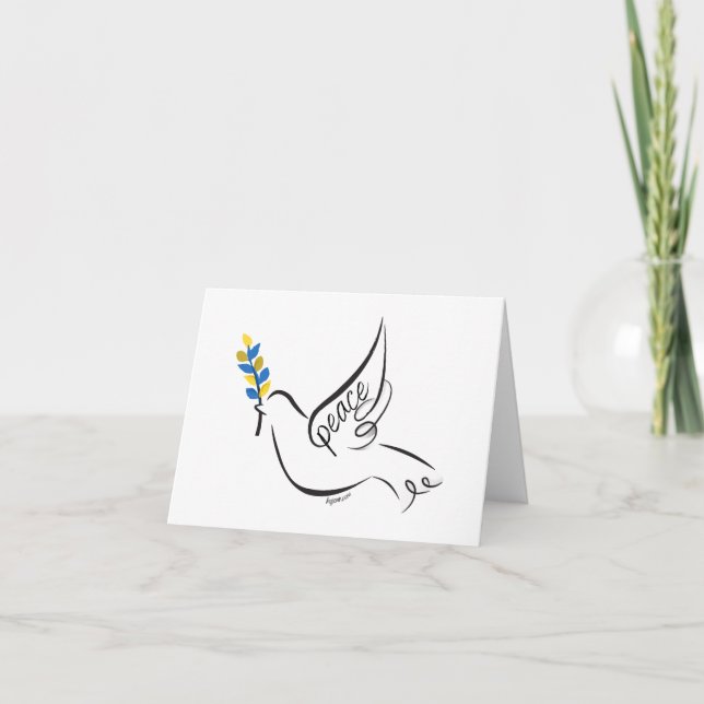 Dove of Peace Thank You Card (Front)
