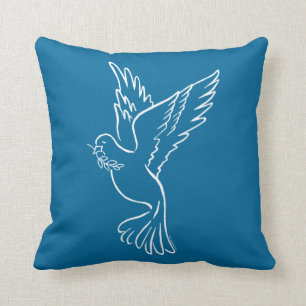 Dove of Peace Throw Pillow