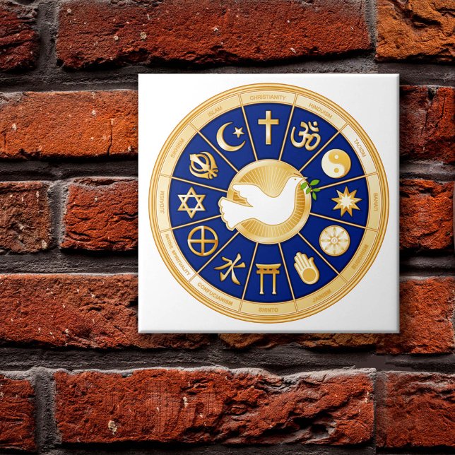 Dove of Peace Tile (Dove of Peace Tile. Inspirational art for your decor. )