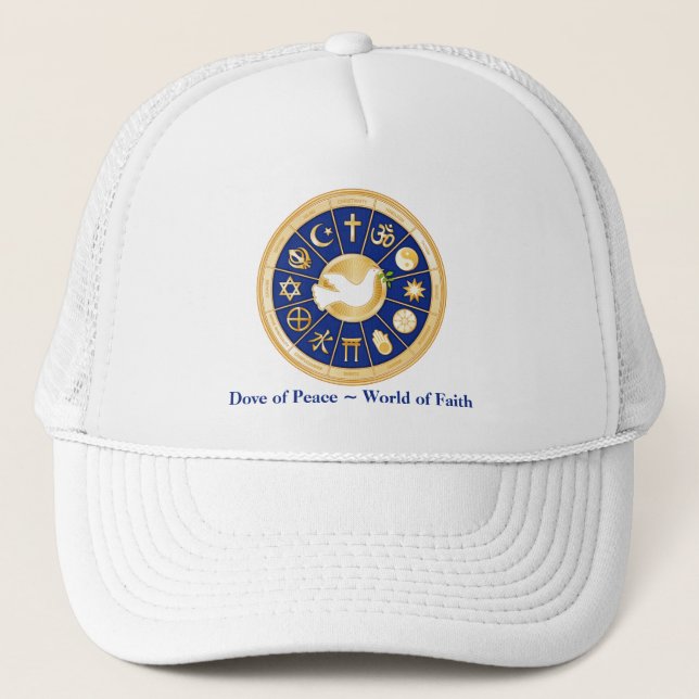 Dove of Peace Trucker Hat (Front)