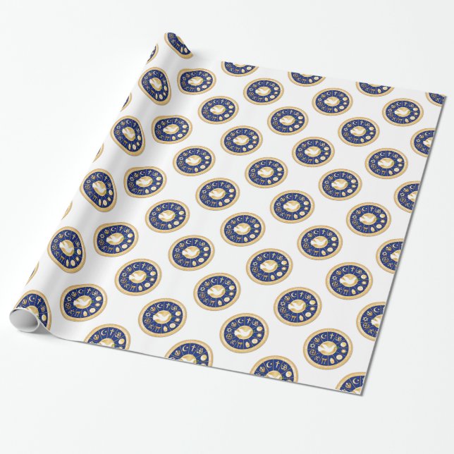 Dove of Peace Wrapping Paper (Unrolled)