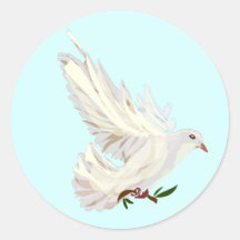 Dove & Olive Branch Sticker