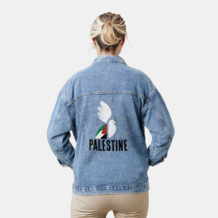 Dove paisible avec Art Drapeau de Palestine libre