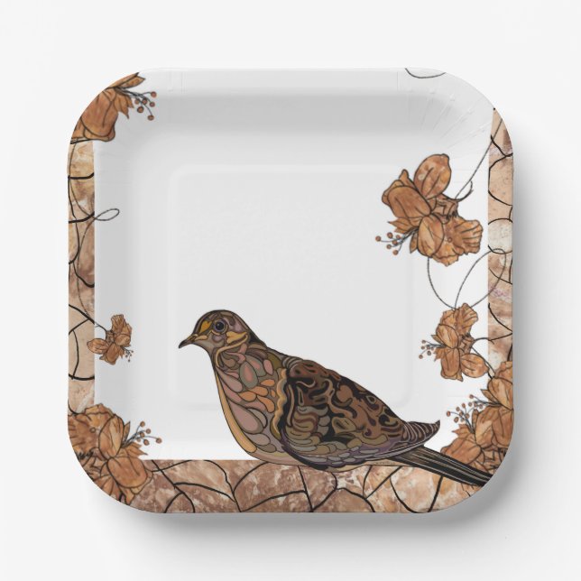 Dove Party Plate (Front)