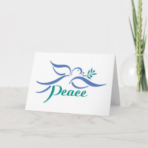 Dove Peace Holiday Card