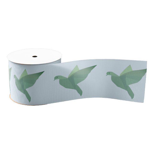 Dove Pigeon Art  Ribbon Grosgrain Ribbon (Spool)