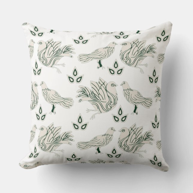 Dove Pillow Reversible (Front)