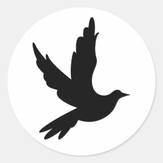 Dove Silhouette Sticker