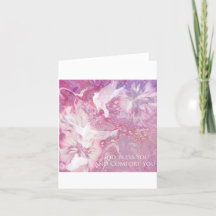 Dove Sympathy Card Blank