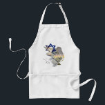 Dove Tallit Menorah Standard Apron<br><div class="desc">This beautiful design incorporates the Magan David,  Dove,  Tallit & Menorah.</div>