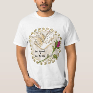 Dove Wedding Rings t-shirts